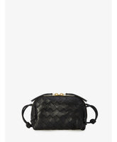 Bottega veneta black intrecciato concert bag