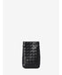 Bottega veneta black intrecciato pouch