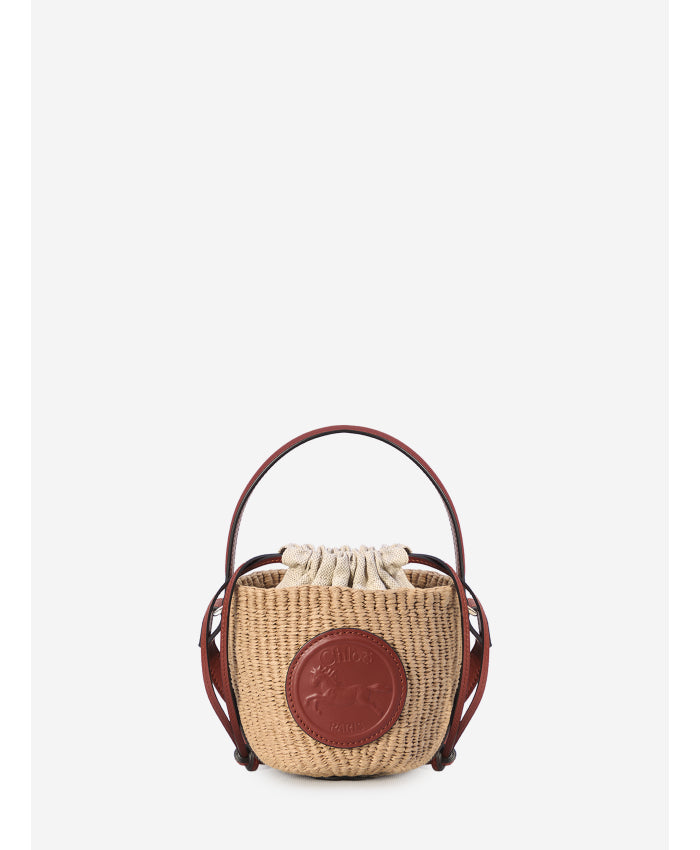 mini horse medal basket bag