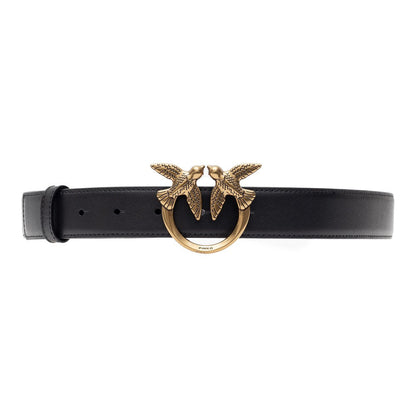 PINKO XS love birds leather belt