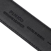 PINKO XS love birds leather belt