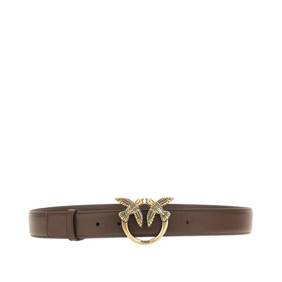 love birds leather belt