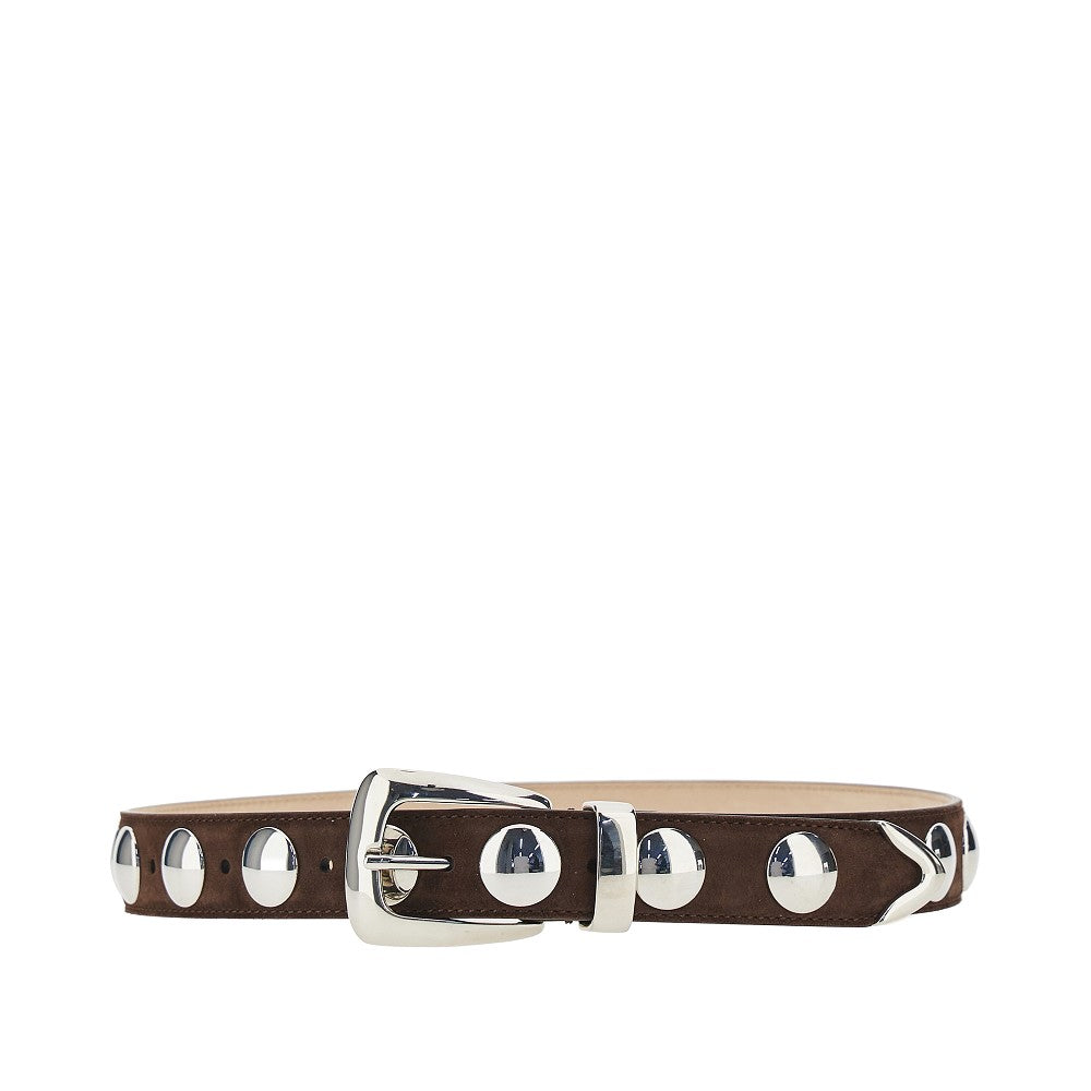 KHAITE 75 benny suede leather belt