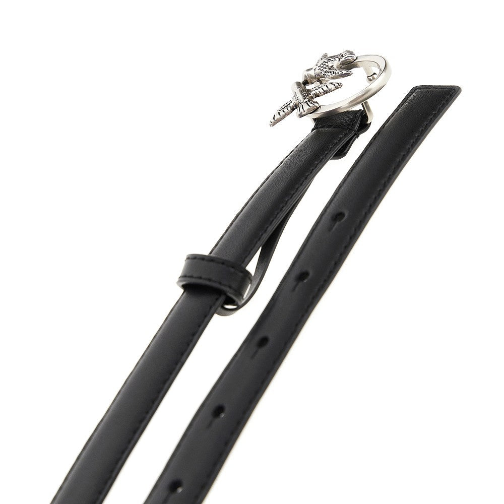 PINKO XS love birds leather belt