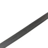 leather belt with enameled buckle