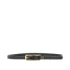 leather belt with love birds detail