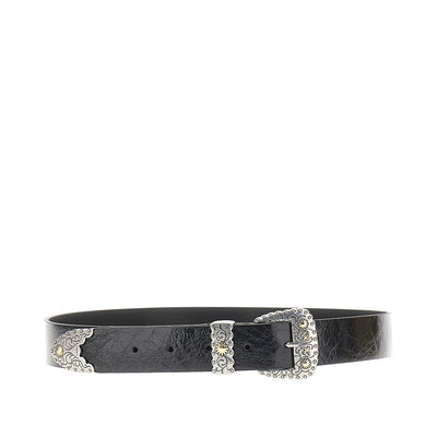 patent-leather belt