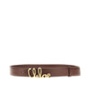 chloé iconic grained leather belt