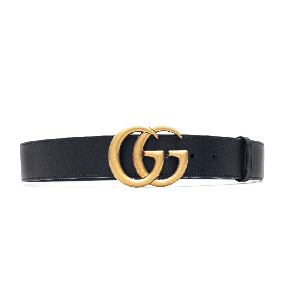 GUCCI 75 gg marmont 2015 re-edition leather belt