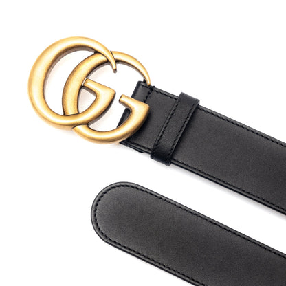 GUCCI 75 gg marmont 2015 re-edition leather belt