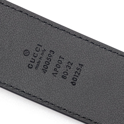 GUCCI 75 gg marmont 2015 re-edition leather belt