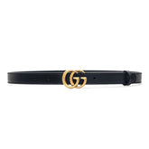 GUCCI 90 gg buckle leather belt