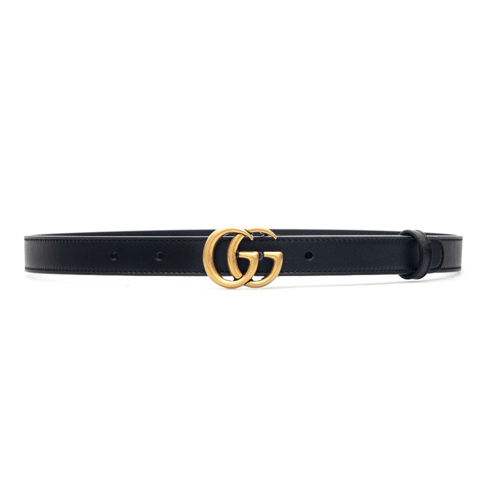 GUCCI 90 gg buckle leather belt