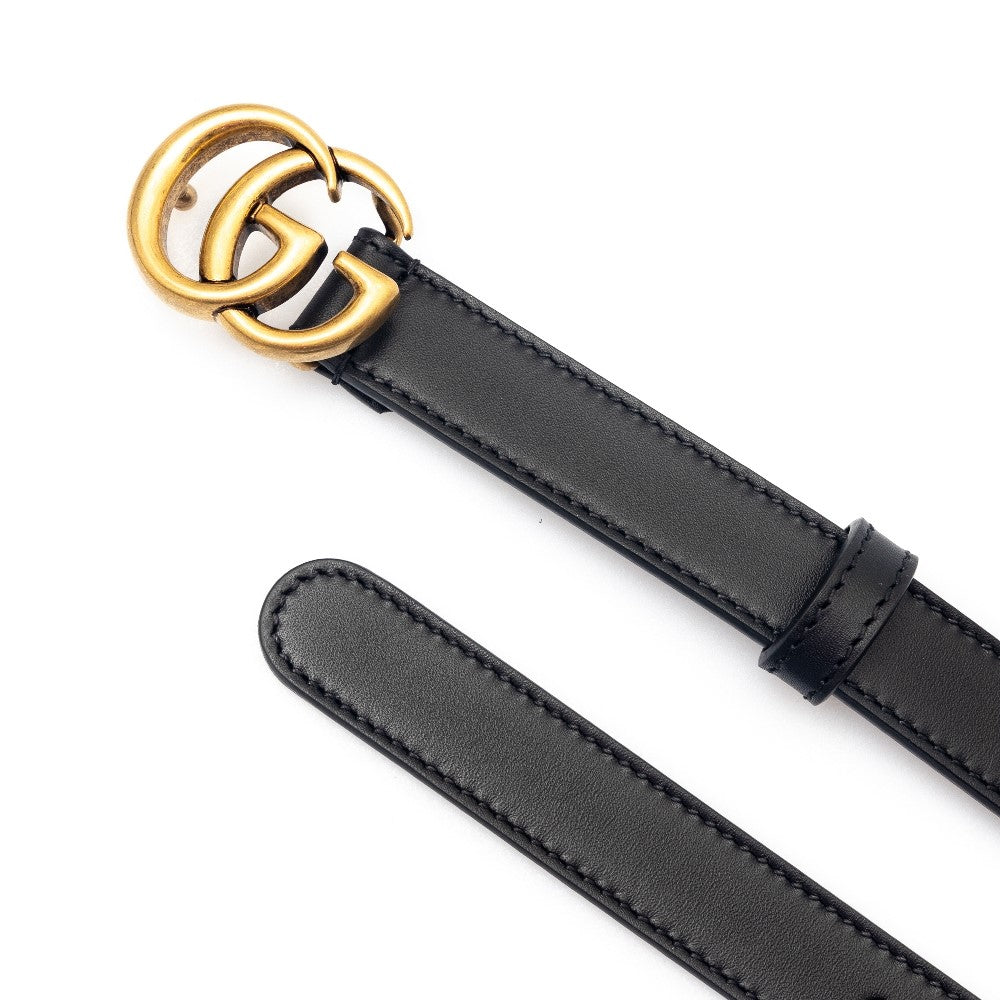 GUCCI 90 gg buckle leather belt