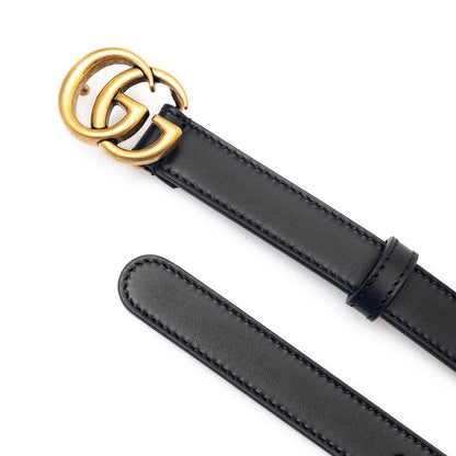 GUCCI 90 gg buckle leather belt