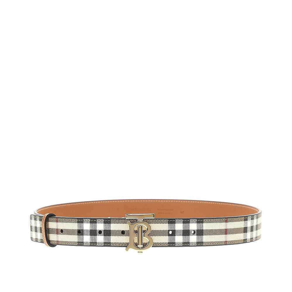BURBERRY M tb check belt