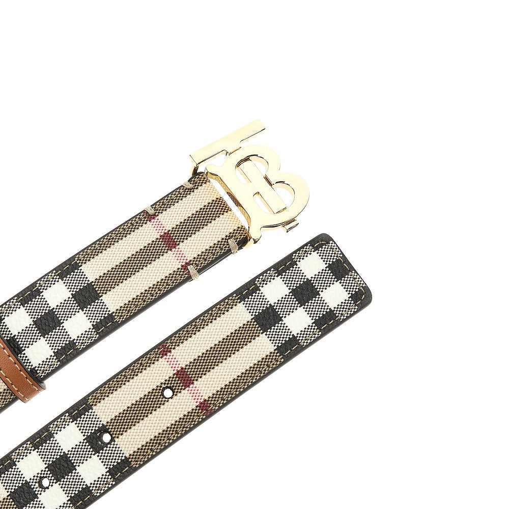 BURBERRY M tb check belt