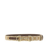 reversible belt with horsebit buckle