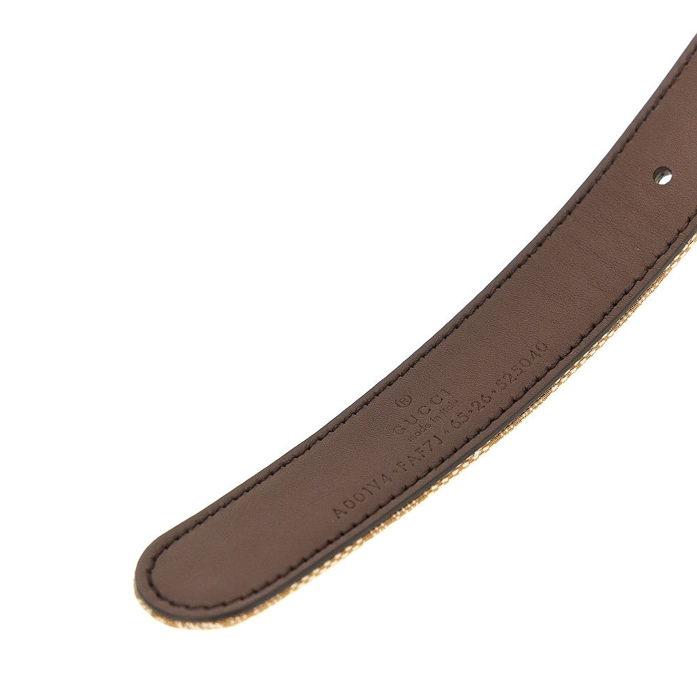 reversible belt with horsebit buckle
