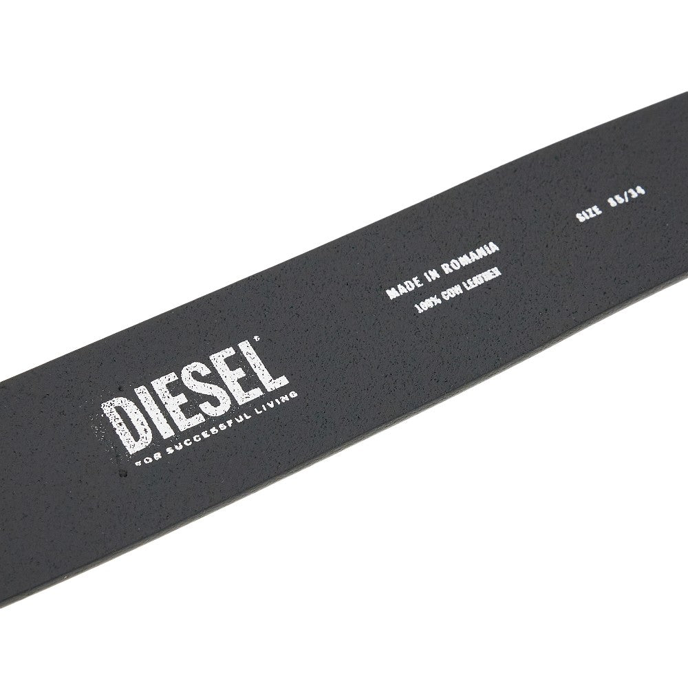 d logo leather belt