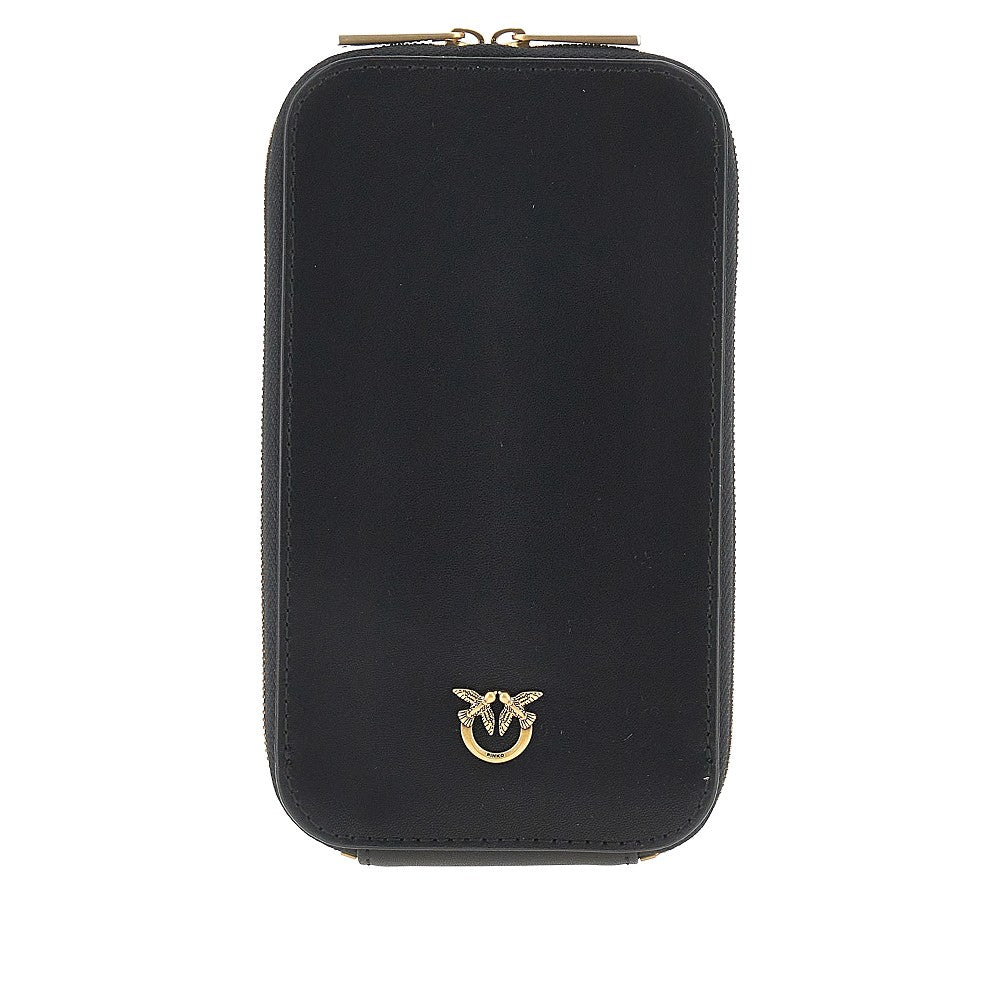 leather smartphone pouch