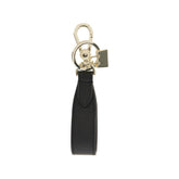 EMPORIO ARMANI OS leather key holder with charm