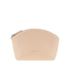 grained leather pouch