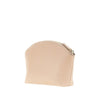 grained leather pouch