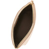 grained leather pouch