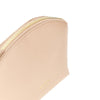 grained leather pouch