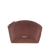 pouch in pelle granata
