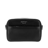leather camera bag with logo