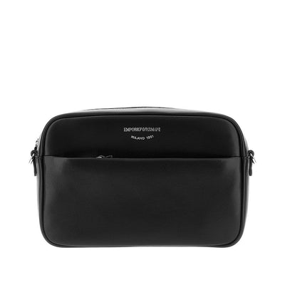 leather camera bag with logo