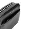 leather camera bag with logo
