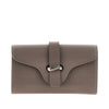 leather clutch with chain