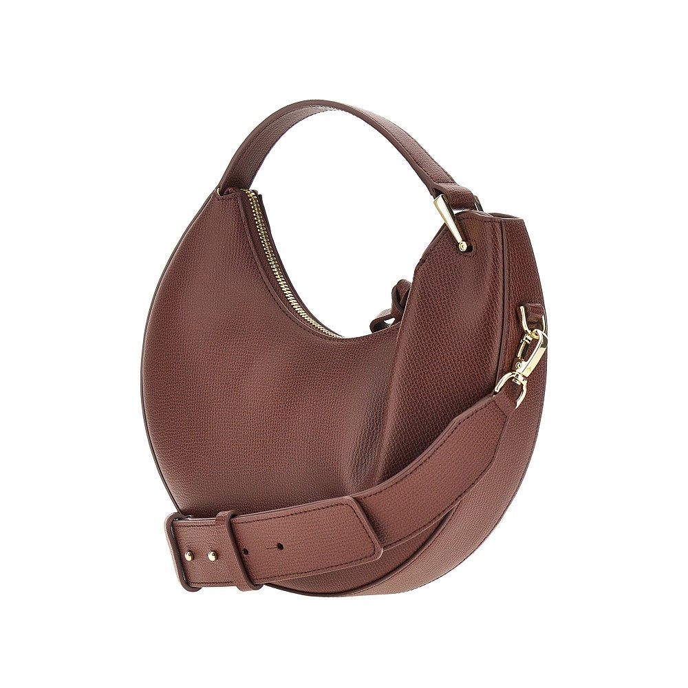 emporio armani 1981 leather mini hobo bag