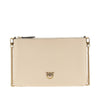 flat classic leather pouch