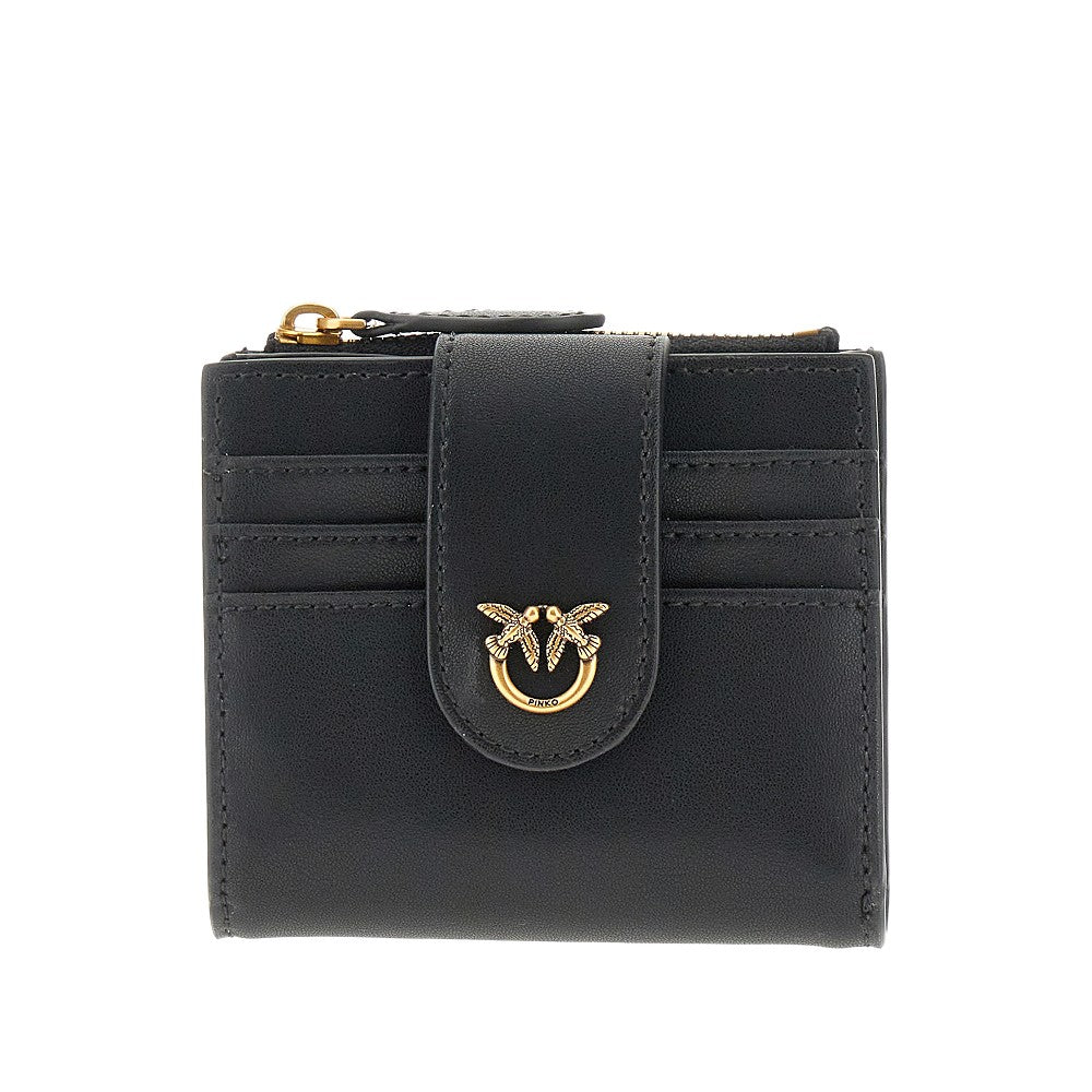 PINKO OS leather small wallet