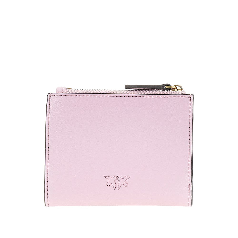 PINKO OS leather small wallet