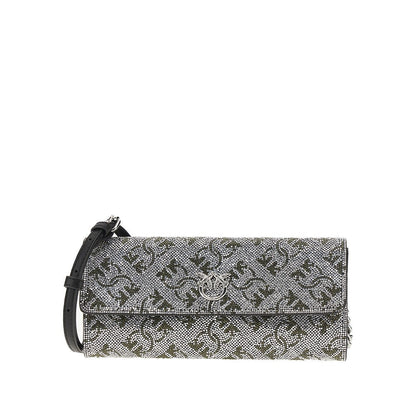 PINKO OS love birds clutch wallet whit rhinestone