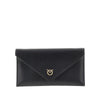 leather pouch with love birds logo