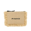 woven raffia pouch
