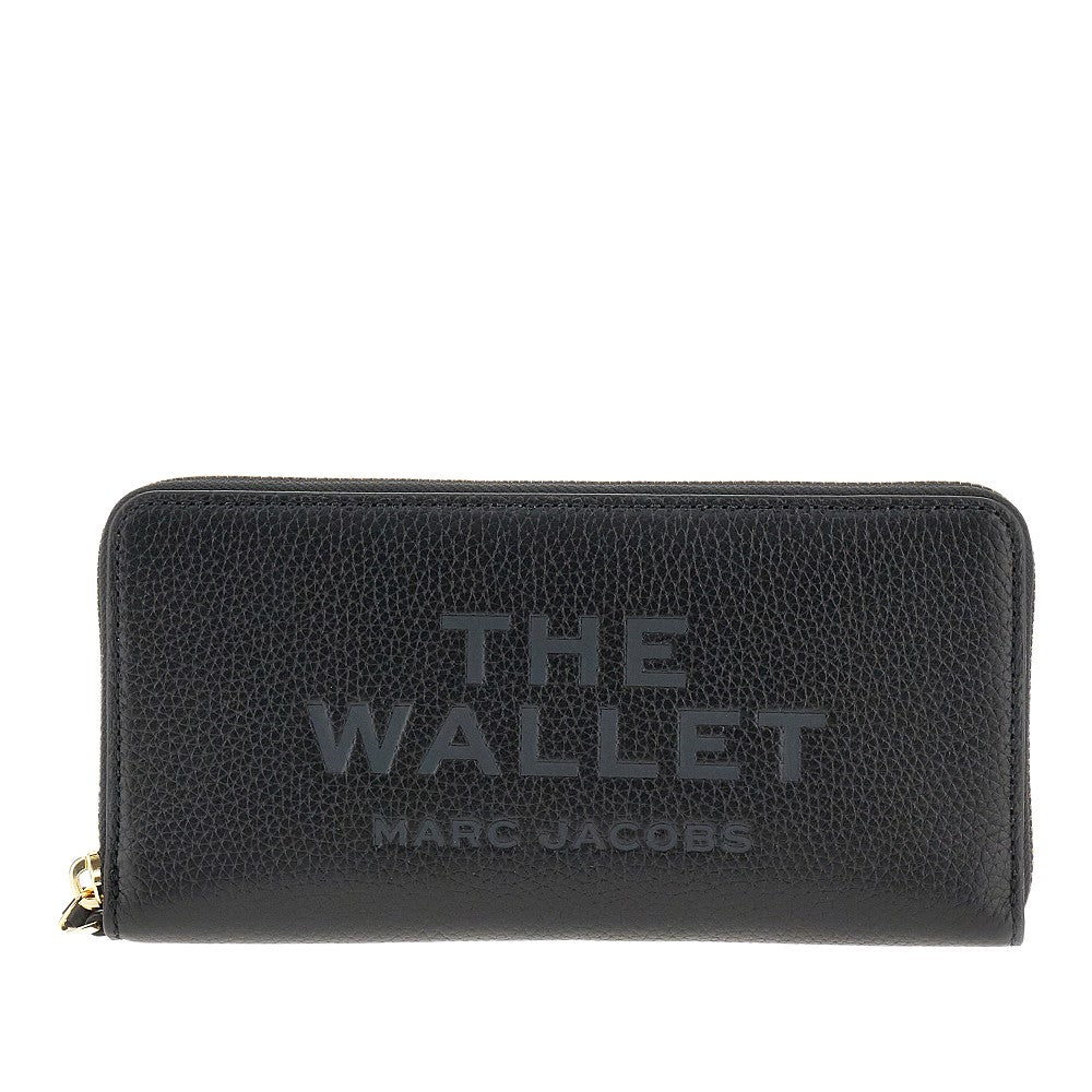 MARC JACOBS OS grained leather zip-around wallet