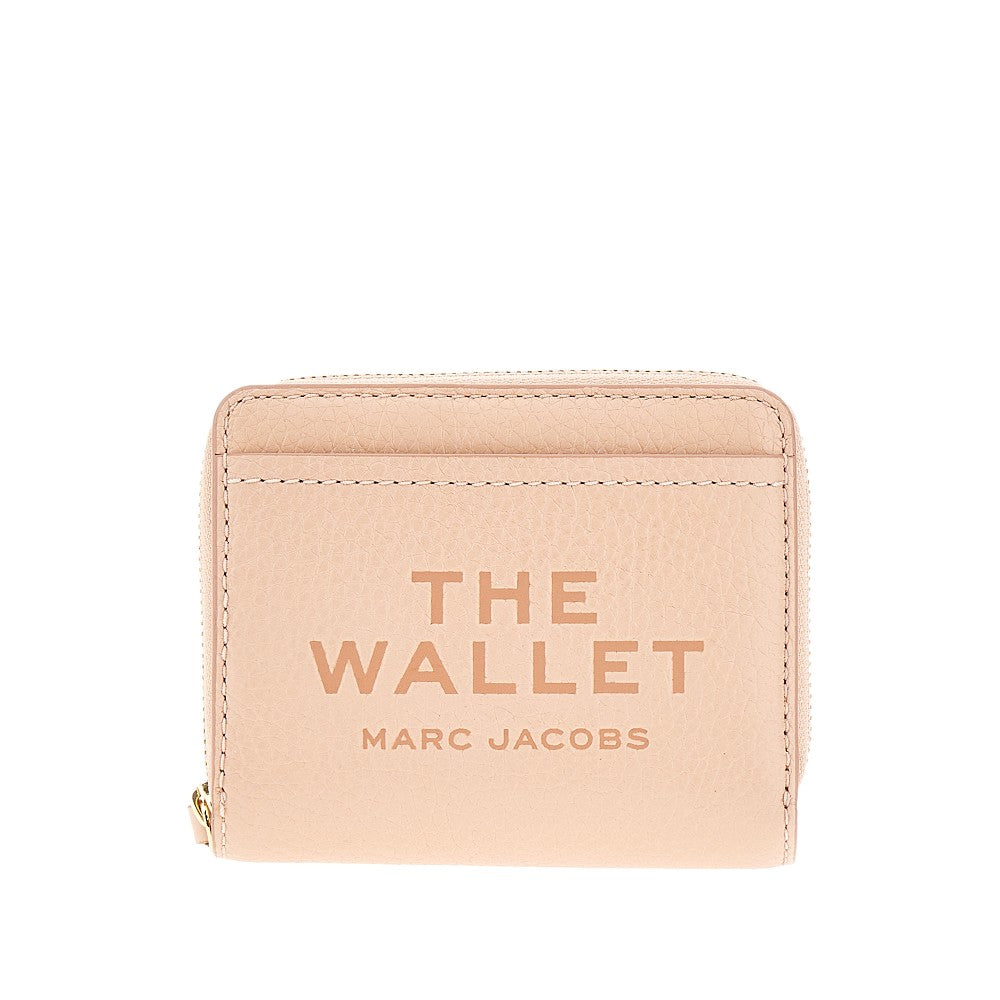 MARC JACOBS OS grained leather mini compact wallet