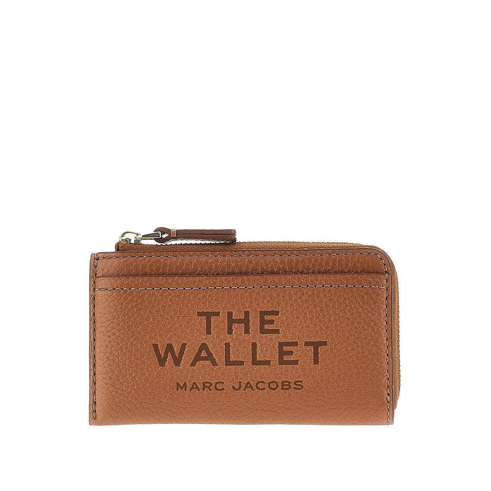 MARC JACOBS OS grained leather zip wallet