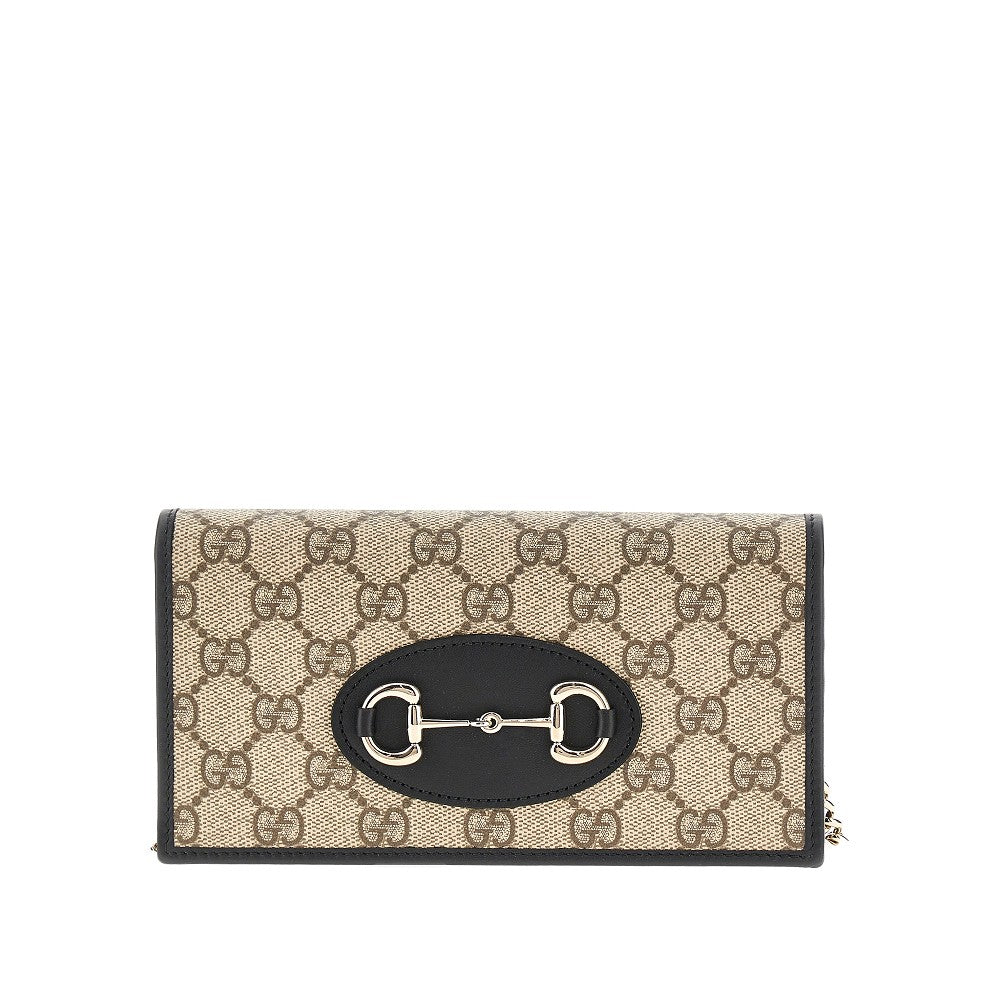 GUCCI OS gucci horsebit 1955 wallet with chain