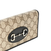 GUCCI OS gucci horsebit 1955 wallet with chain
