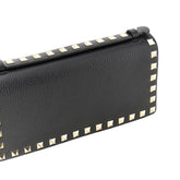 VALENTINO GARAVANI OS rockstud clutch wallet with chain