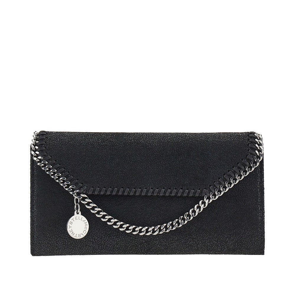 wallet with falabella shoulder strap