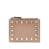 VALENTINO GARAVANI OS rockstud grained leather coin purse